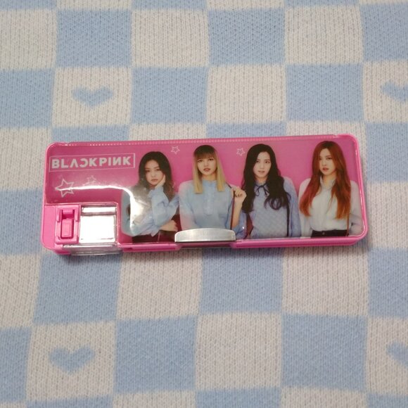 2 for $15 ❤ blackpink pencil case with sharpener | stationary - Picture 1 of 5